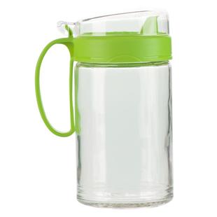 茶花油壶玻璃油罐壶厨房家用小油瓶醋壶酱油壶调料瓶防漏装油壸醋