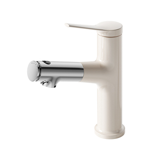 eoco-T6抽拉防溅卫生间洗手池浴室漱口洗手盆冷热两用台盆水龙头