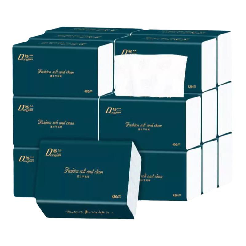 冬兰400张60大包抽纸卫生纸整箱批家用实惠装面巾纸餐巾纸擦手纸