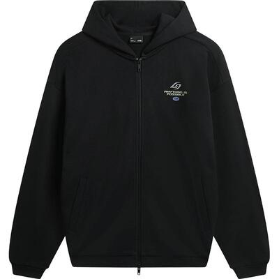 李宁情侣开衫连帽卫衣