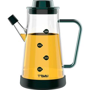 玻璃油壶调料瓶厨房家用大容量不挂油装油罐香油醋瓶子欧式