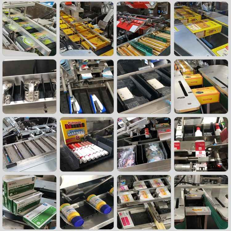 拓宇机械全自动玩具装盒机 自动纸盒包装机卧式开盒封盒机设备