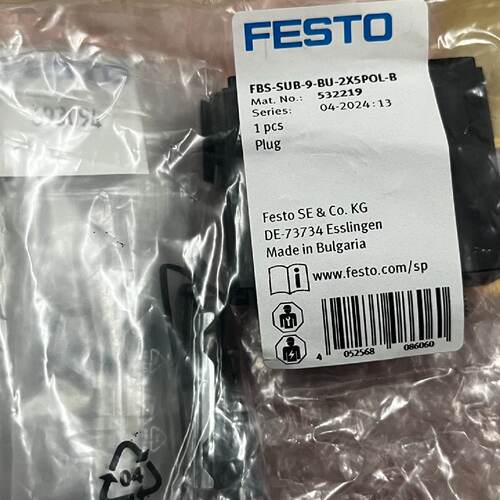 费斯托FESTO总线插头FBS-SUB-9-BU-2X5PO—议价