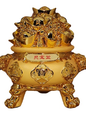 树脂存钱罐家居店铺招财工艺摆件