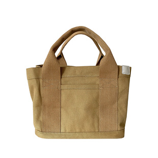 陈慕家包包2026新款乐天高档帆布包女士便当包时尚百搭手提托特包