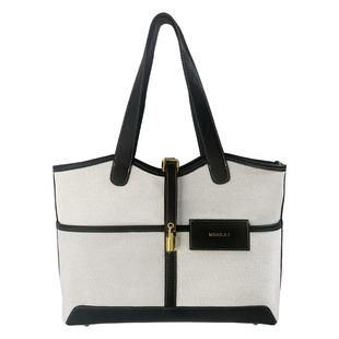 莫西里里帆布托特包女大包新款大容量小众设计高级上课上班通勤包