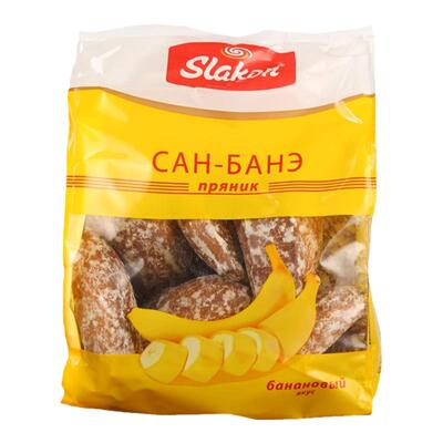 俄罗斯进口香蕉味光头饼怀旧饼干