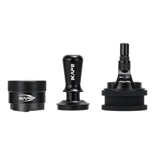 IKAPE咖铂矩阵黑武士系列压粉布粉器 意式咖啡旋转式散粉针套装
