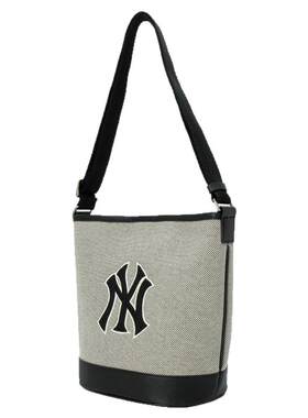 MLB 水桶托特春秋新款斜挎男女时尚帆布简约百搭单肩包 3ABMS072N
