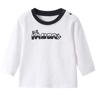 宝宝长袖T恤男童秋衣纯棉a类春秋儿童上衣女童婴幼儿春季小童衣服