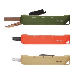 日本国誉Hakoake开箱剪刀户外机能工具刀多功能2合1小巧日本文具大赏小型调节拆快递手工锋利办公用品高颜值