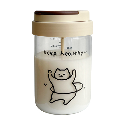 新款全自动搅拌杯高硼硅玻璃杯子