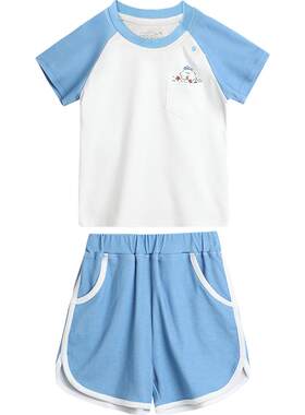 ibaby纯棉速干儿童短袖套装