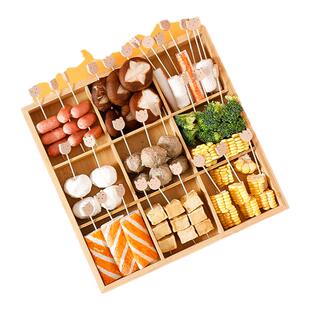 儿童宝宝串串签子竹签创意卡通儿童一次性水果签可爱迷你糖葫芦签