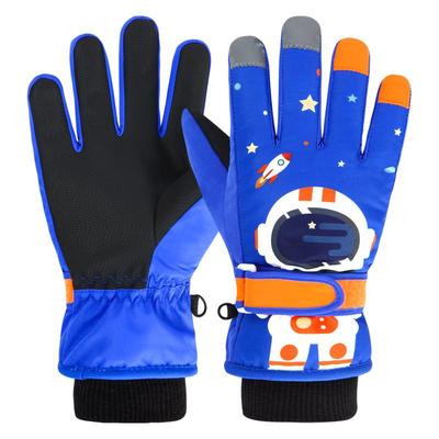 儿童骑行防风玩雪防水滑雪手套