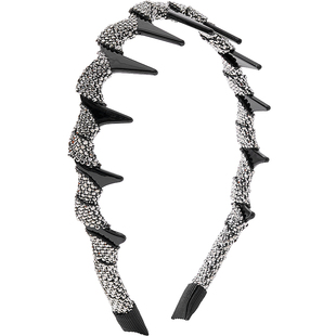 兰诺满钻洗脸发箍女款带齿2026新款高级感时尚日常外戴高颅顶头箍