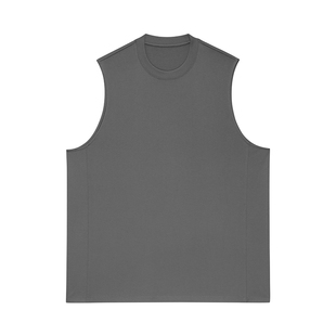 nice rice好饭 r.系列240G匹马棉大袖口宽松圆领无袖背心NGC01072