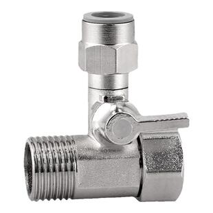 净水器配件4分转2分进水三通纯水机PE水管开关阀门球阀过滤器接头