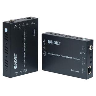 优霆HDBaseT延长器70米 HDMI高清传输器 POE教学电脑接投影电视
