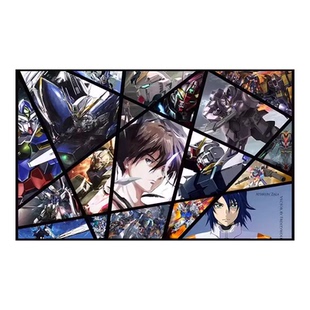 卡通动漫壁画高达00服装店潮玩墙纸墙布手办直播背景漫画定制壁纸