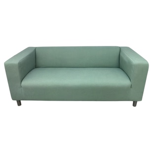 清仓尾货适用宜家克利帕两人双人沙发套罩2人梳化套全包仿亚麻