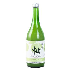 日本杂贺柚子汁 饮料无酒精 杂贺柚子酒果酒甜酒超纯正瓶装 720ml