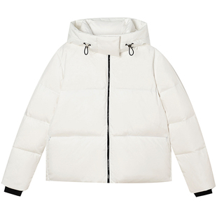 共青凌微超厚滑雪羽绒服男短款90白鸭绒抗寒外套小个子东北极寒服