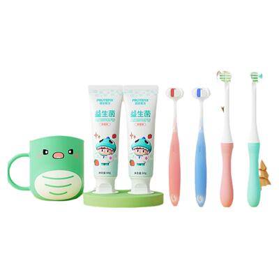 恐龙医生儿童牙刷三面软毛