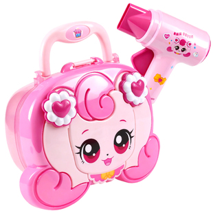 爱心奇妙萌可过家家儿童理发师玩具女孩吹风机剪头3-6岁生日礼物4