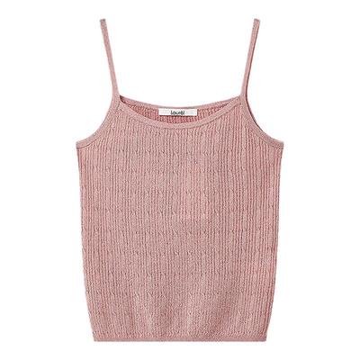 Laurel劳芮新款金葱针织结构吊带女LWL361M09800