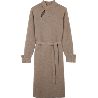 GOBI格雷系连衣裙羊绒