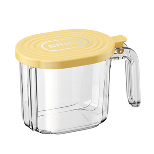 居家用品小东西厨房调料盒套装密封防潮调料罐家用盐盒带勺高级感