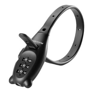 洛克兄弟扎带锁自行车摩托车头盔锁电动车箱包滑板防盗便携密码锁