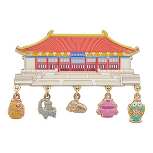 南京博物院挂坠冰箱贴孔子故里金属磁吸博物馆风格