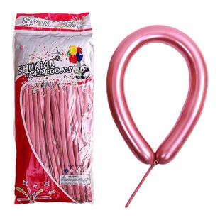 帅安金属加厚气球260魔术长条百变形造型编织条形背带娃娃幼儿园
