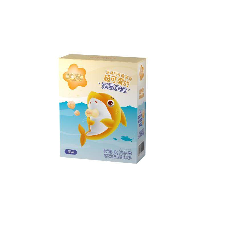 买3件划算】星鲨水果酸奶益生菌溶豆无添加儿童零食原味搭配溶豆