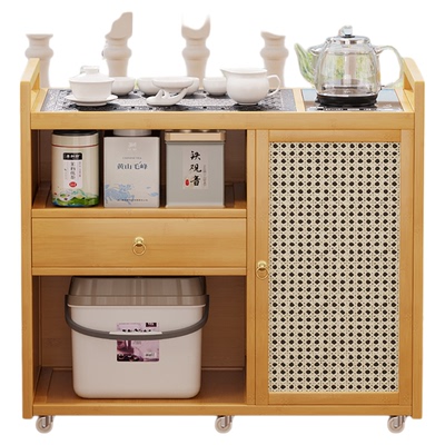 可移动茶桌茶台烧水壶一体全自动