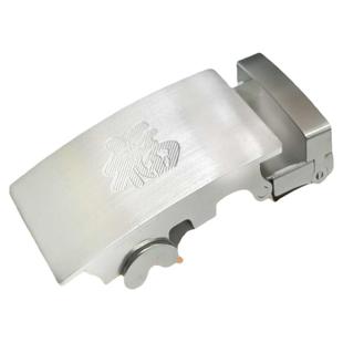 不锈钢自动扣高档纯钢卡扣真皮腰带扣皮带男款整张纯牛皮裤带配件