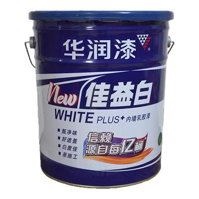 华润漆佳益白内墙乳胶漆净味环保无甲醛内墙水性华润乳胶漆