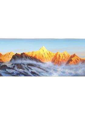 装饰画客厅沙发背景墙金山是油画