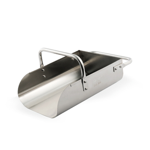 不锈钢物料铲T型把手商用工厂农业簸箕弧底手持矬子加厚