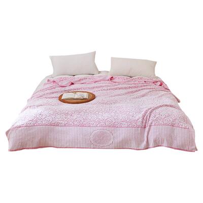 全棉老牌毛巾毯不掉毛不起球盖毯