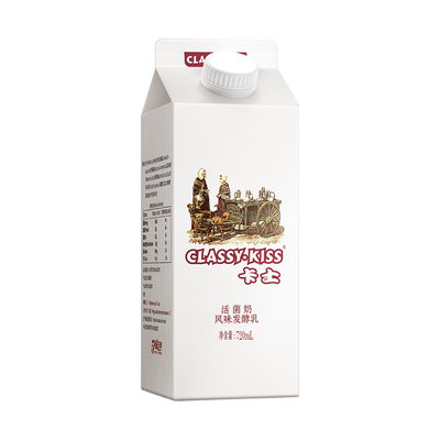 卡士活菌酸奶720ml家庭装