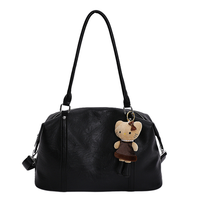 大容量波士顿枕头包复古斜挎包