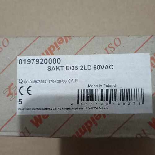 询魏德米勒测试端子SAKTE352LD60VAC
