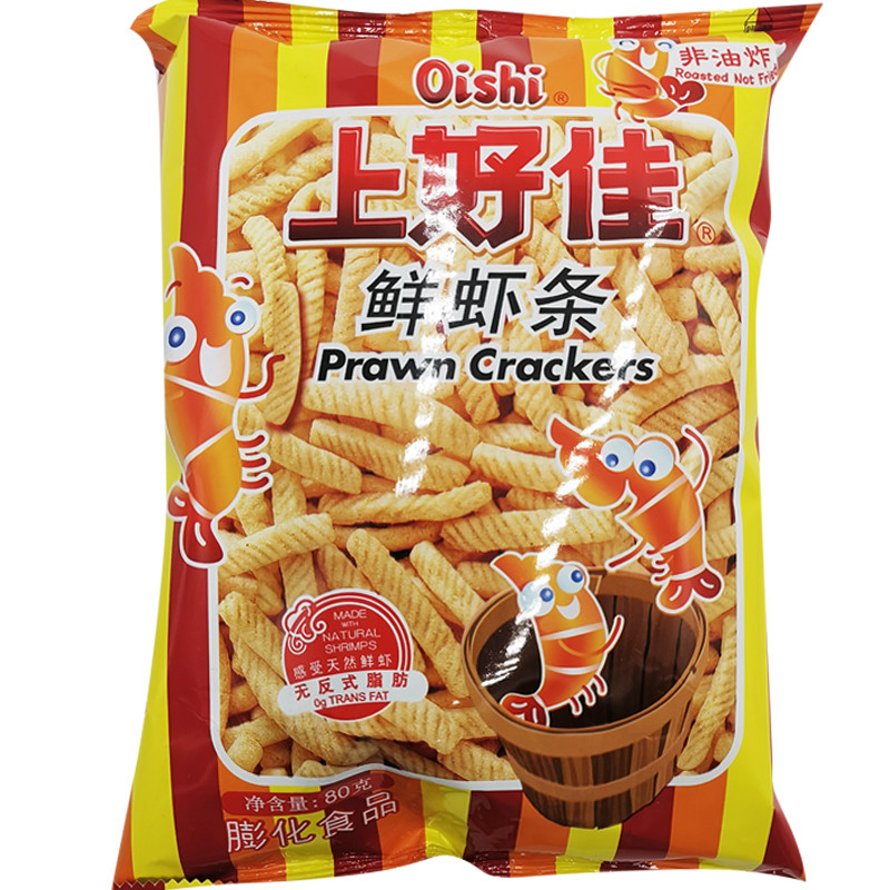 上好佳鲜虾条40克*20包/箱80克