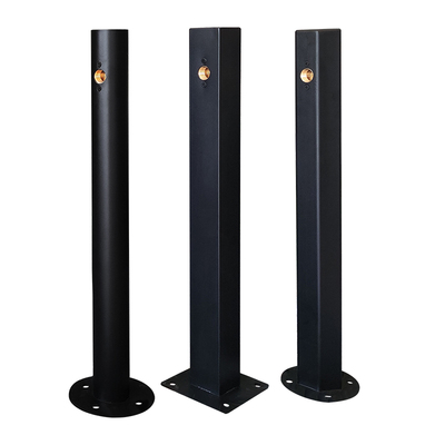 户外庭院水龙头立柱定制幼儿园花园浇花不锈钢水栓全铜双头水龙头