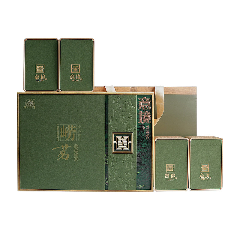 崂山绿茶豆香味浓礼盒装