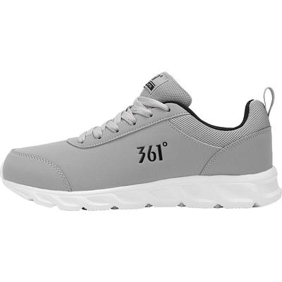 跑步鞋男士361皮面防水