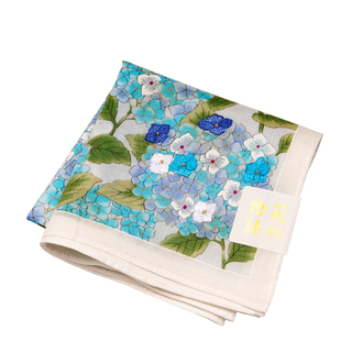 【酷帕】刺绣绣球花两色加密纯棉吸汗随身手绢古风精致手绢特价